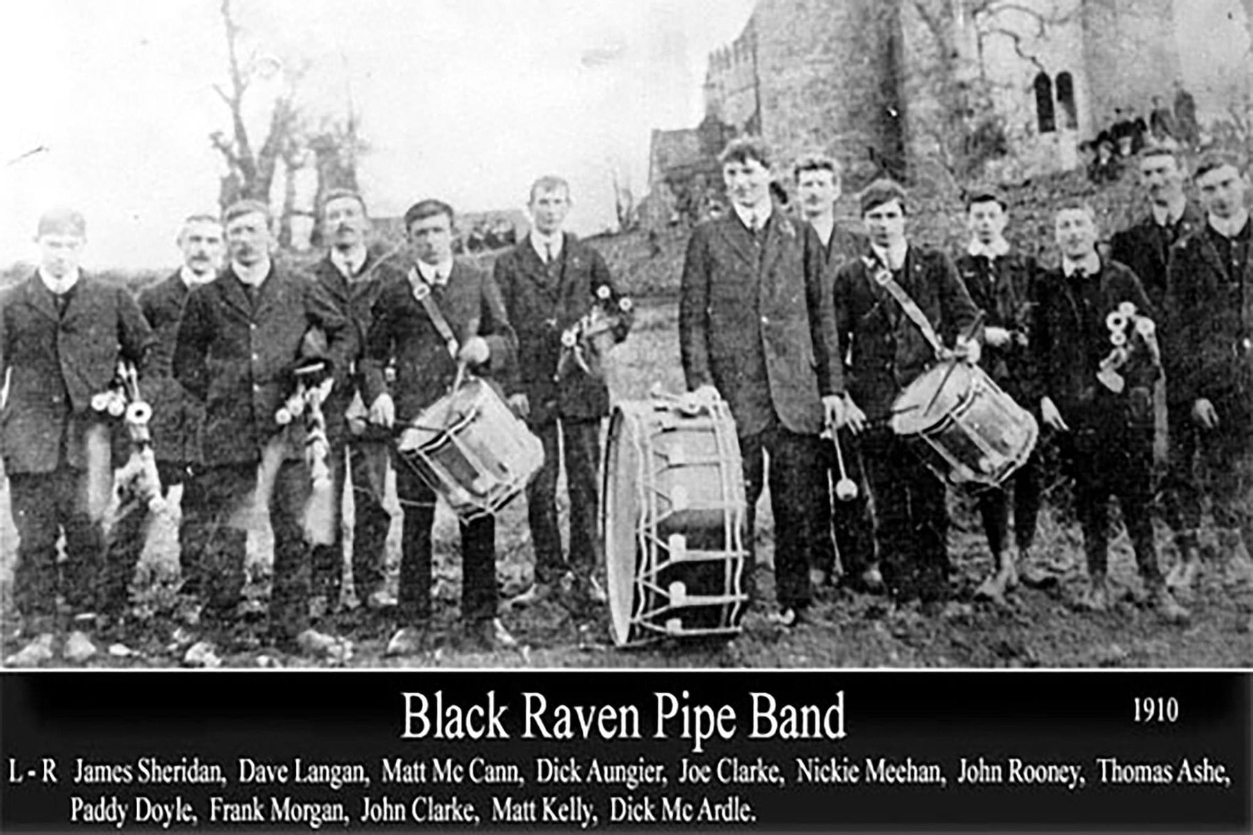 Black Raven Pipe Band - 1910