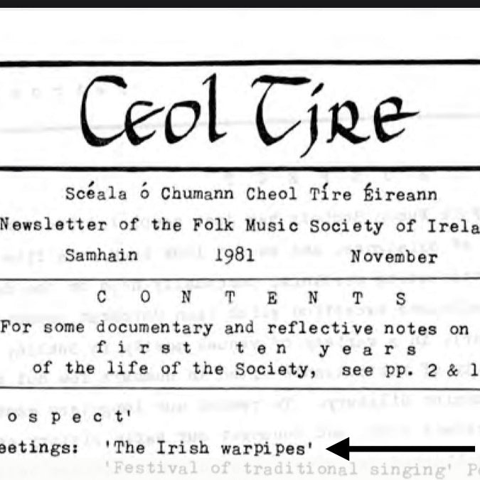 Ceol Tíre 1981 - The Irish Warpipes