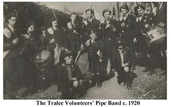 Tralee Volunteers Pipe Band, 1920.