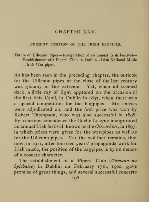 DIGITAL COPY - The Story Of The Bagpipe by William Grattan Flood