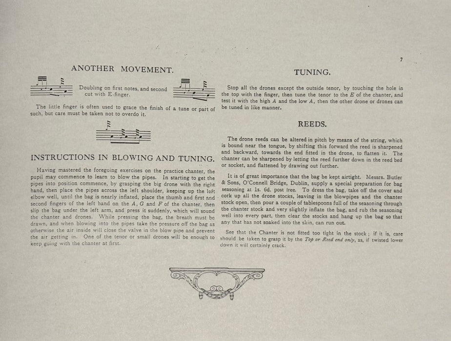 DIGITAL COPY - Irish Airs for the War Pipes - Arranged and Edited by Orpen Palmer