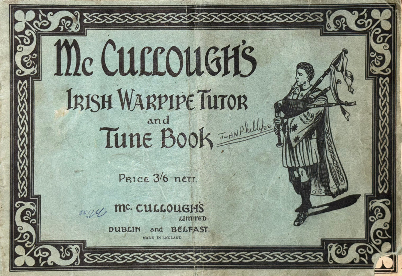 Cover of McCullough's Irish Warpipe Tutor 