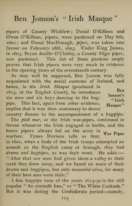 DIGITAL COPY - The Story Of The Bagpipe by William Grattan Flood