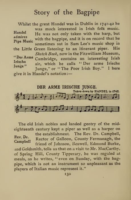 DIGITAL COPY - The Story Of The Bagpipe by William Grattan Flood