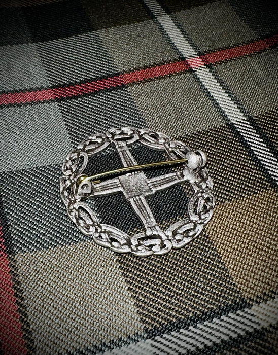 St. Brigid's Cross Celtic Kilt Pin/Cap Badge