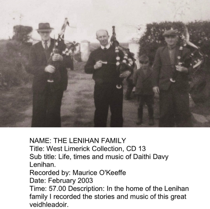 The Lenihan (Daheen Davies) Family - MountCollins Pipe Band