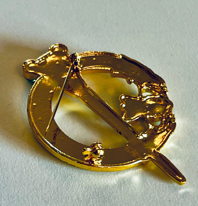 Golden Irish Tara Brooch: A Timeless Tribute to Celtic Heritage