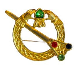 Golden Irish Tara Brooch: A Timeless Tribute to Celtic Heritage